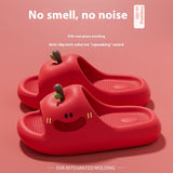 Apple Non Slip Women's Slipper