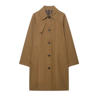 Women's Casual All-match Mid-length Trench Coat