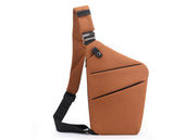 One Shoulder Canvas Chest Bags