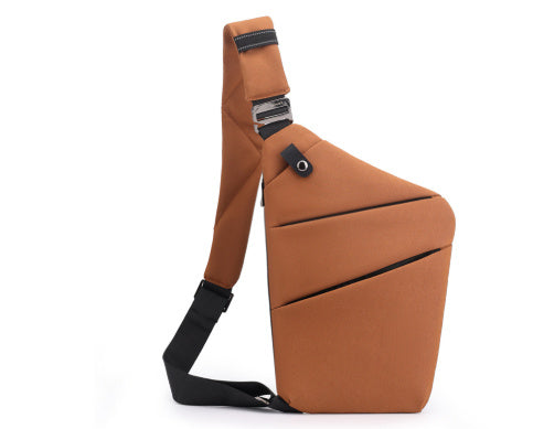 One Shoulder Canvas Chest Bags