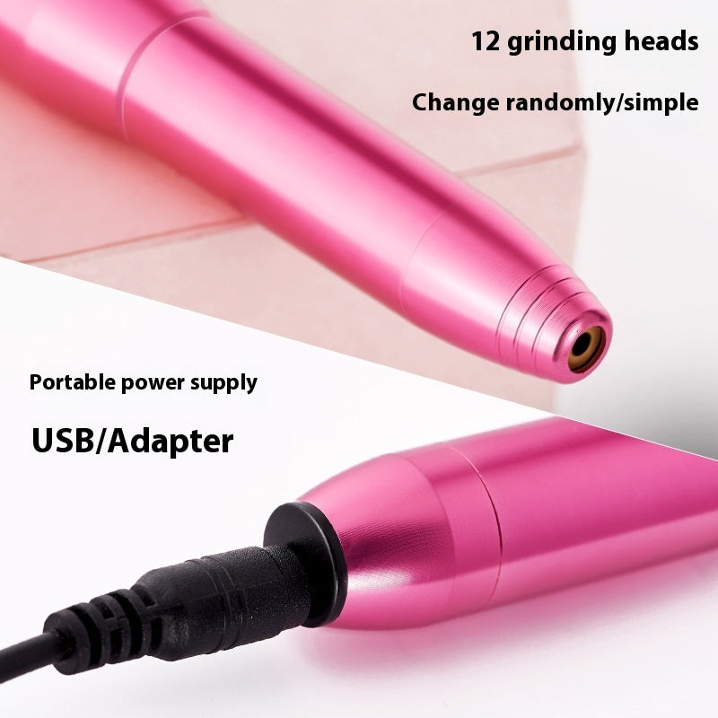 Aluminum Alloy Electric Nail Polish Nail Piercing Device