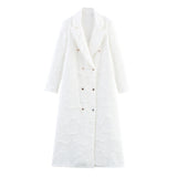 Women's Wear Tassel Texture Fabric Coat
