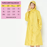 Fashion Trench Coat Raincoat Lightweight Breathable Solid Color Long Sleeve