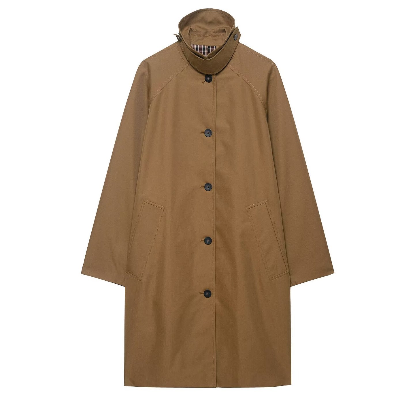Women's Casual All-match Mid-length Trench Coat