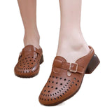 Toe Cap Semi Slipper Women's Summer Outerwear