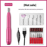 Aluminum Alloy Electric Nail Polish Nail Piercing Device