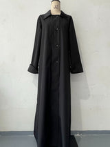 Women's Retro Biker's Mid-length Coat