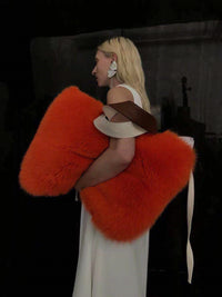 Women's Shoulder Fur Plush Bags