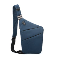 One Shoulder Canvas Chest Bags