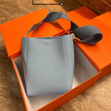 Single Shoulder Bucket Leather Bug