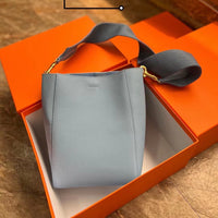 Single Shoulder Bucket Leather Bug