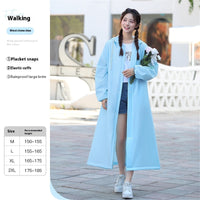 Raincoat Female Electric Battery Motorcycle Outerwear Single