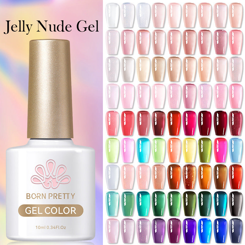 Nail Polish Transparent Color UV Polish Jelly Phototherapy Plastic