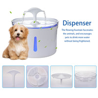 Automatic Water Circulating Basin Pet Feeder