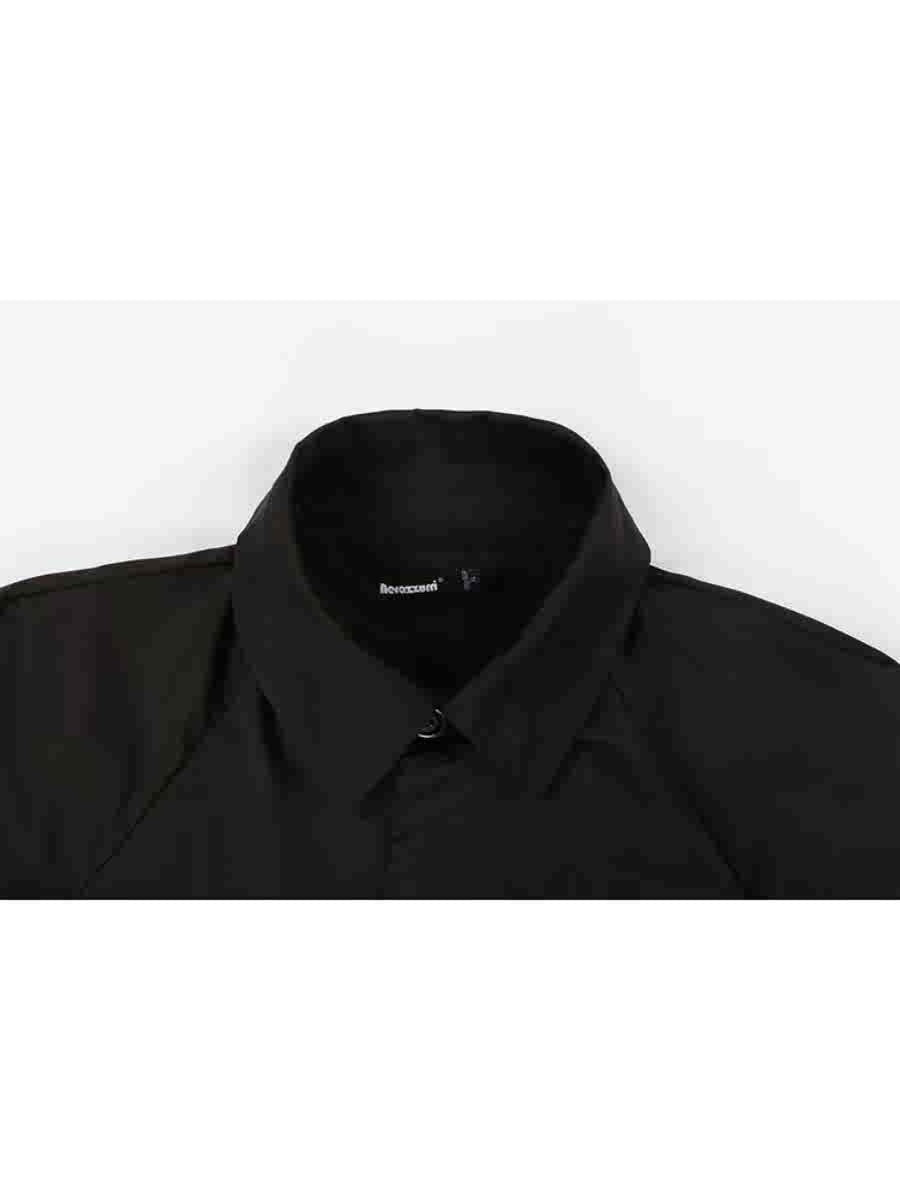 Nerazzurri Men's Duster Lapel Single Breasted Loose Casual Jacket