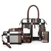 Luxury Plaid Women Handbags