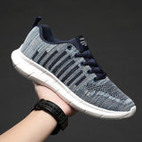 Flying Woven Sneakers Men Breathable Running Shoes