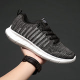 Flying Woven Sneakers Men Breathable Running Shoes