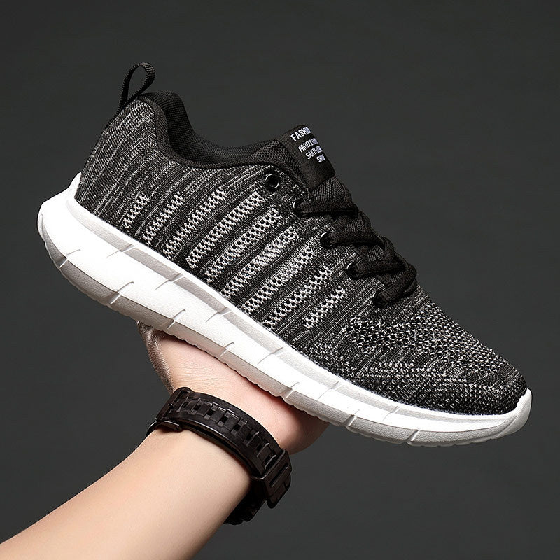 Flying Woven Sneakers Men Breathable Running Shoes