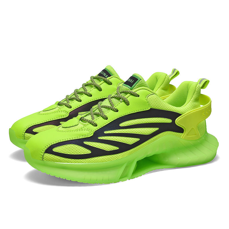 New Black Full-Palm Air Cushion Sneakers For Men