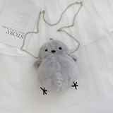 Cute Animal Plush Women Bags