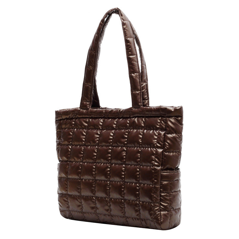 Winter Fashion Plaid Women Handbag