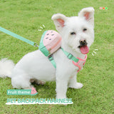 Anti Slip Soft Breathable Pet Chest Strap With Backpack