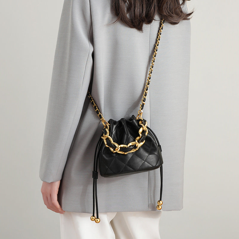 Mini Portable Fashion Crossbody Bucket Bag