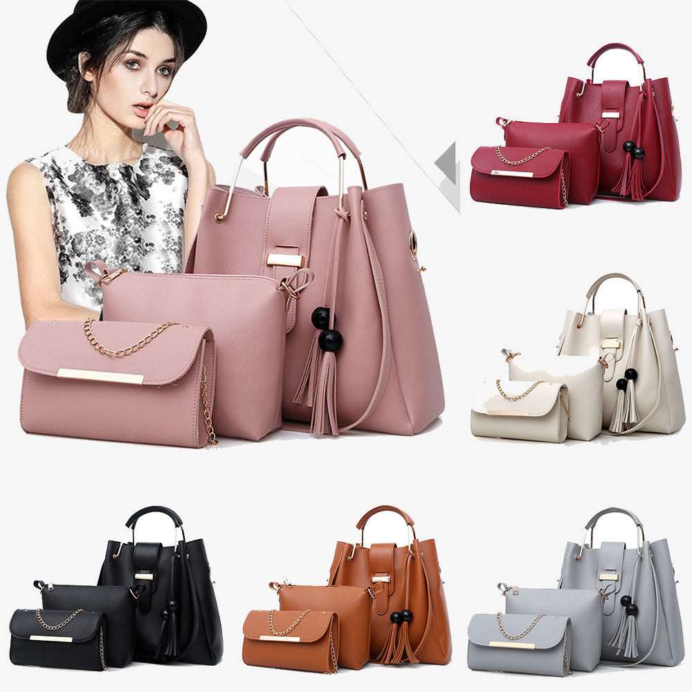 Handbags PU Leather Metal Tassel Bags