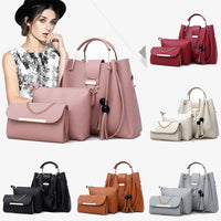 Handbags PU Leather Metal Tassel Bags