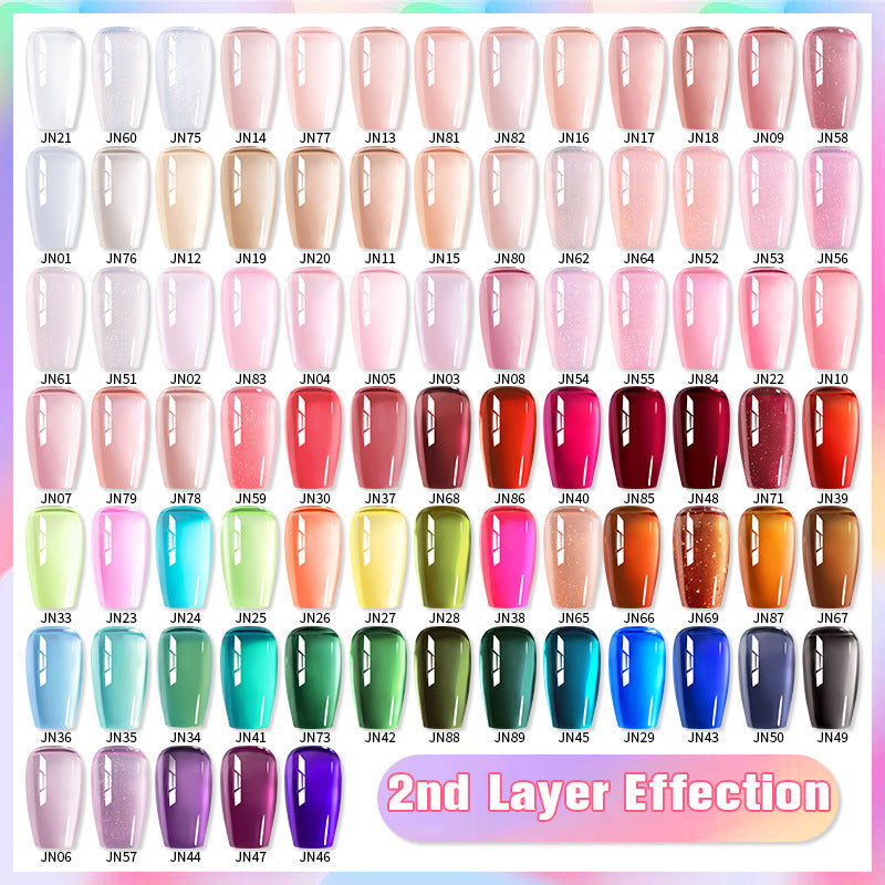 Nail Polish Transparent Color UV Polish Jelly Phototherapy Plastic