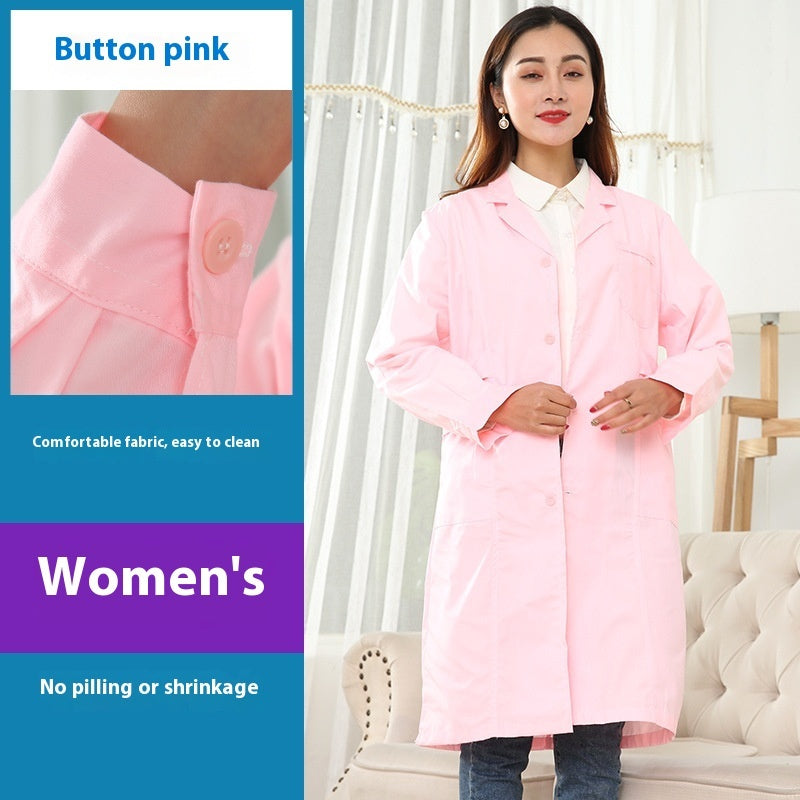 Long Sleeve Lab White Coat Men And Women