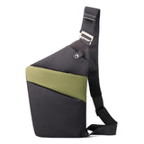 One Shoulder Canvas Chest Bags