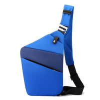 One Shoulder Canvas Chest Bags