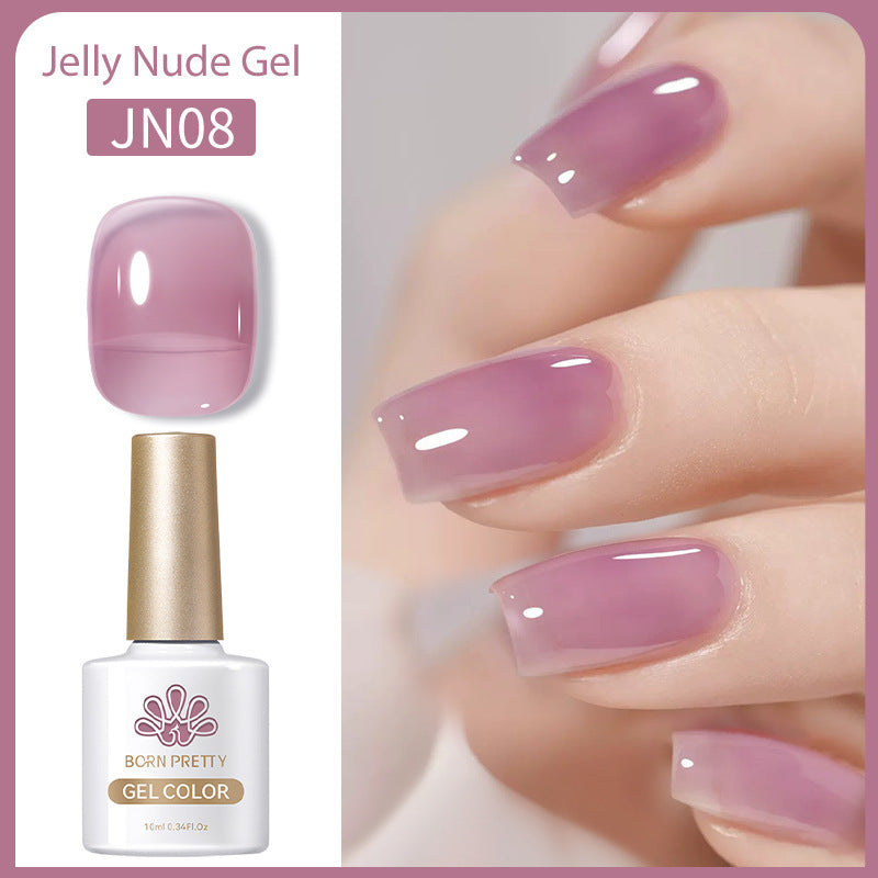 Nail Polish Transparent Color UV Polish Jelly Phototherapy Plastic