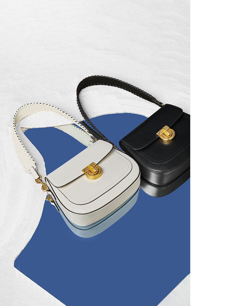 Women Shoulder Saddle Leather Bag