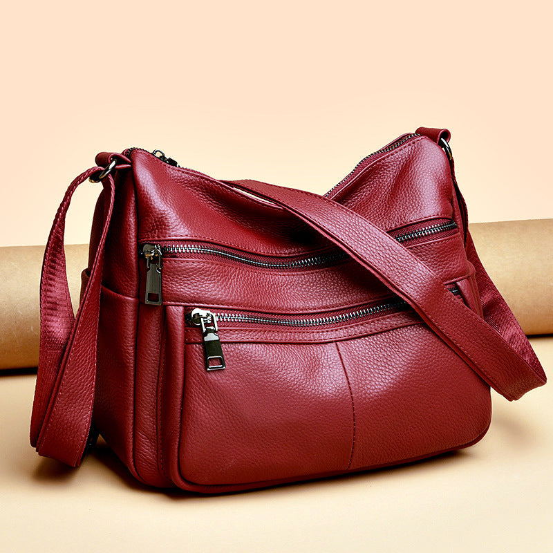 High-Grade Leather Tote Womens Bag