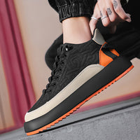Sports Sneakers For Men Fashion Comfortable Versatile Thick-soled Walking Running