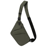 One Shoulder Canvas Chest Bags