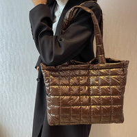 Winter Fashion Plaid Women Handbag