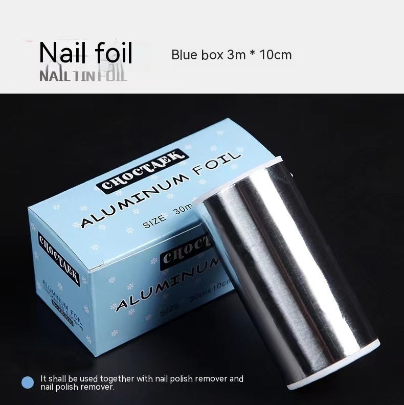 Nail Polish Remover Phototherapy Plastic UV Brilliant Polish Removable Phototherapy Brilliant Polish Tinfoil
