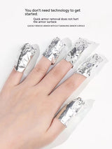 Nail Polish Remover Phototherapy Plastic UV Brilliant Polish Removable Phototherapy Brilliant Polish Tinfoil