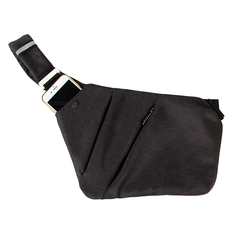 One Shoulder Canvas Chest Bags