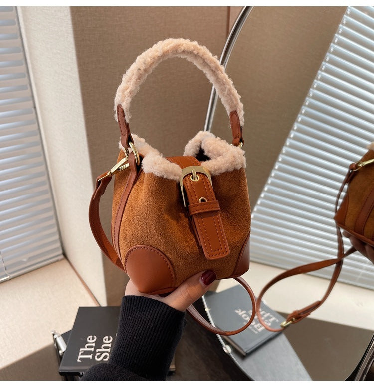 Women Casual Retro Plush Handbags