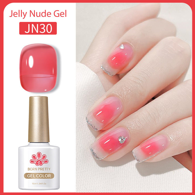 Nail Polish Transparent Color UV Polish Jelly Phototherapy Plastic