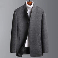 Men's Double-faced Woolen Goods Wool Overcoat Men's Mid-length Coat