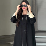 Women's Retro Biker's Mid-length Coat