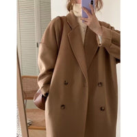Woolen Women's Fashionable All-match Coat