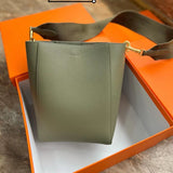 Single Shoulder Bucket Leather Bug