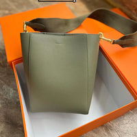 Single Shoulder Bucket Leather Bug